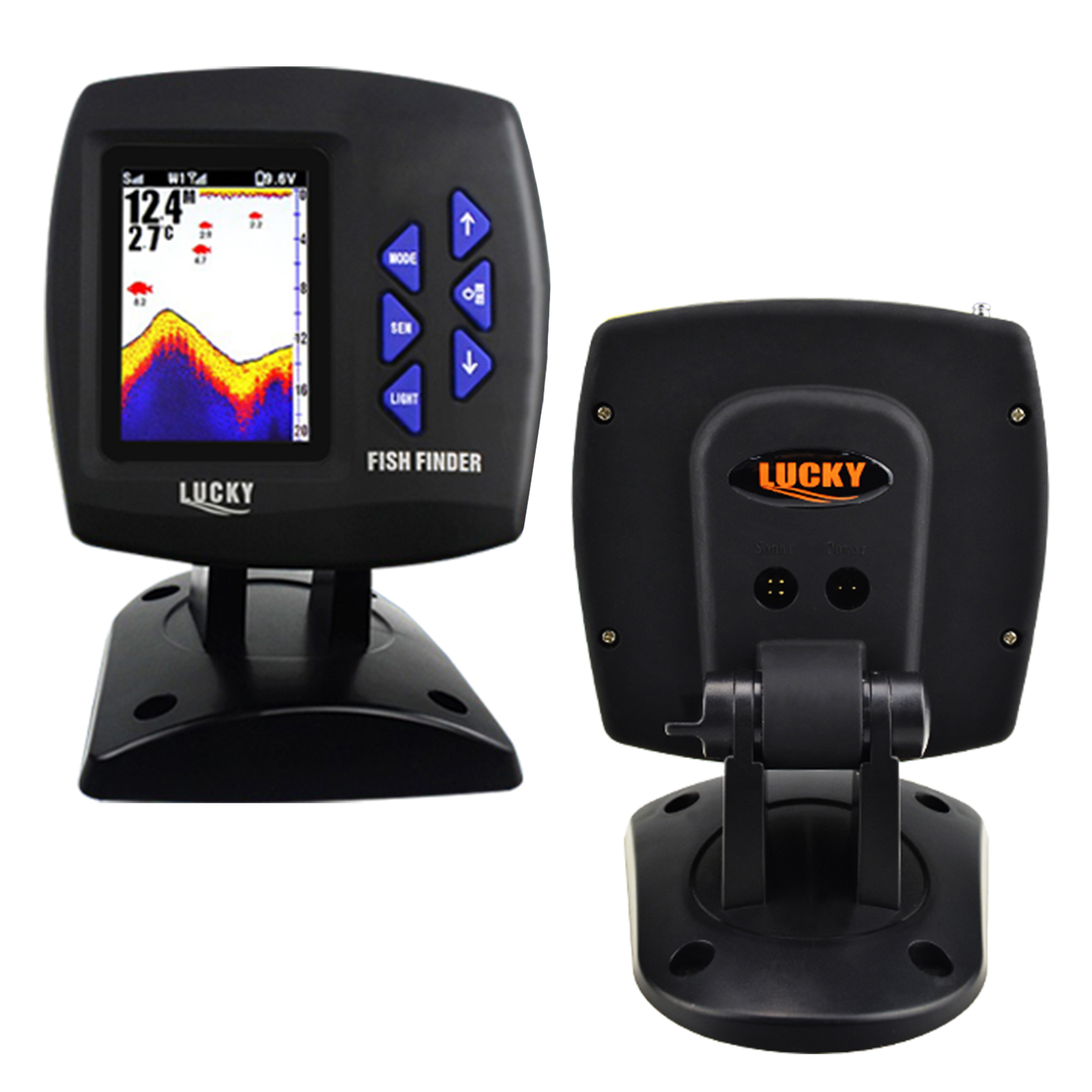 ラッキーフィッシュファインダー 300m/980ft 釣り用 - Fishing Boat Depth Finder のレビューと価格