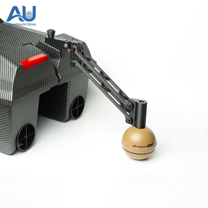 カヤックボート用ソナー深度探知機マウント、3軸デュアルロッド - Fishing Boat Depth Finder のレビューと価格