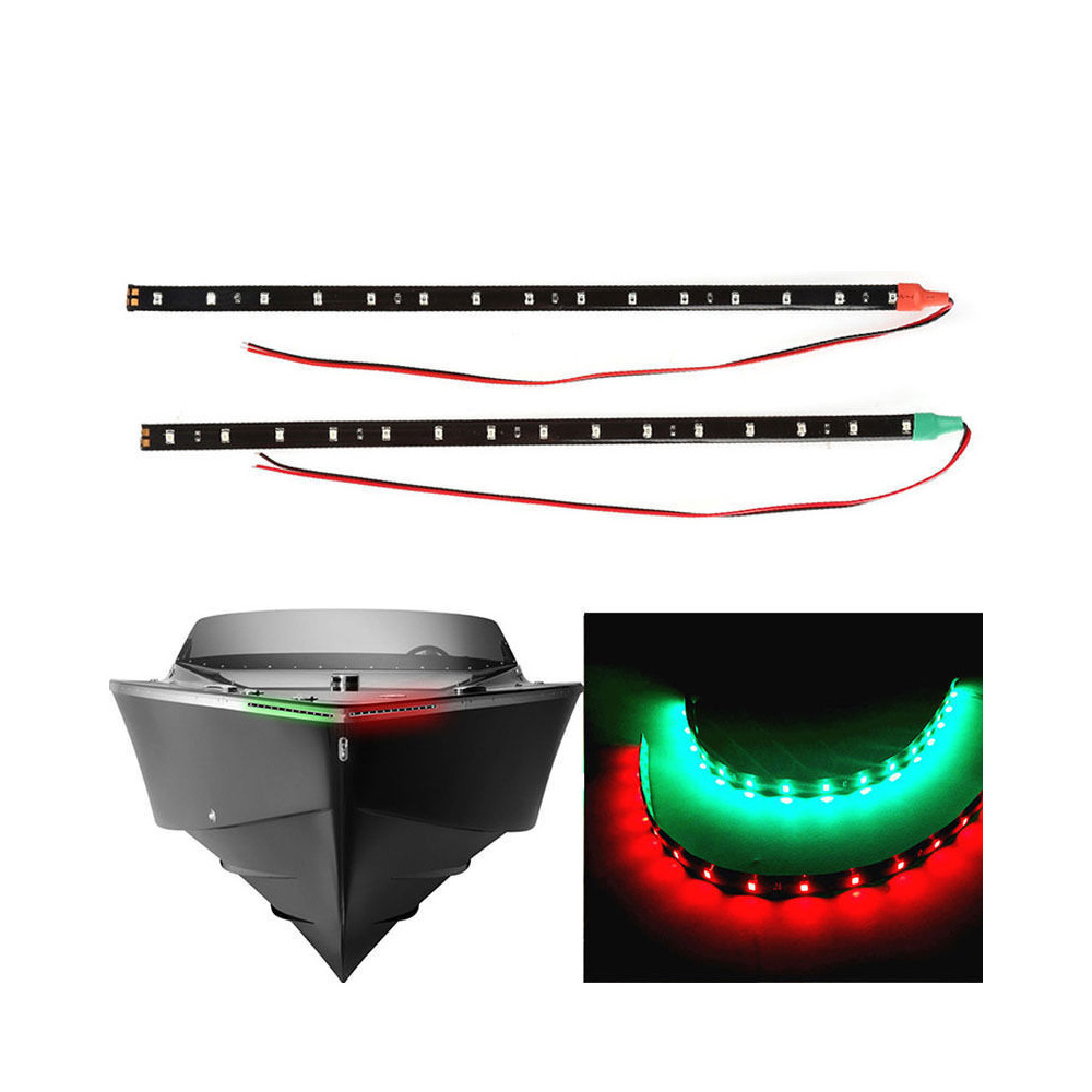2 個 12V LED ストリップライト防水レッド & グリ - Fishing Boat Trailer のレビューと価格