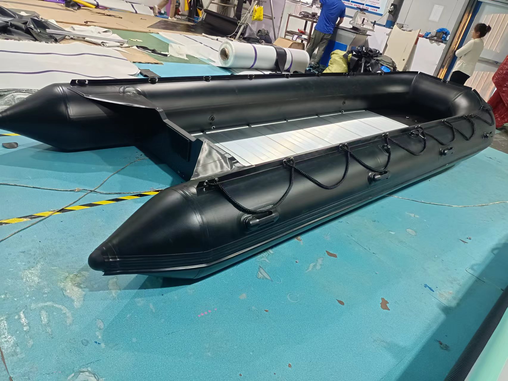 アルミフロア付きインフレータブル0.9mm PVCボート、ウ - Fishing Boat Aluminum のレビューと価格