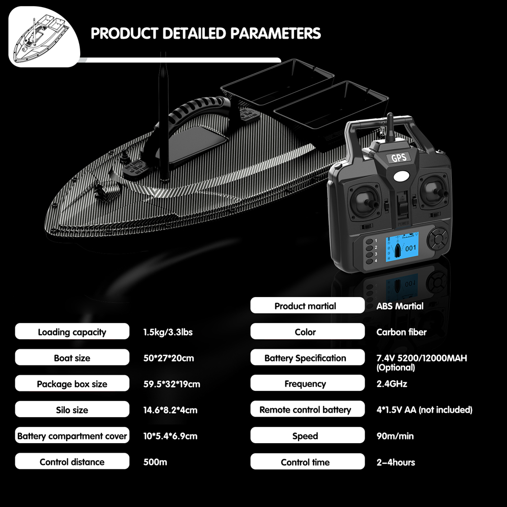 自動復帰釣り餌ボート、GPS 40ポイントポジショニング、v - Fishing Boat Gps のレビューと価格