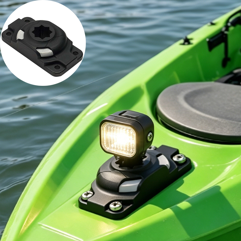 カヌーナビゲーションフレームベースネジ付きインフレータブルカ - Fishing Boat Navigation Light のレビューと価格