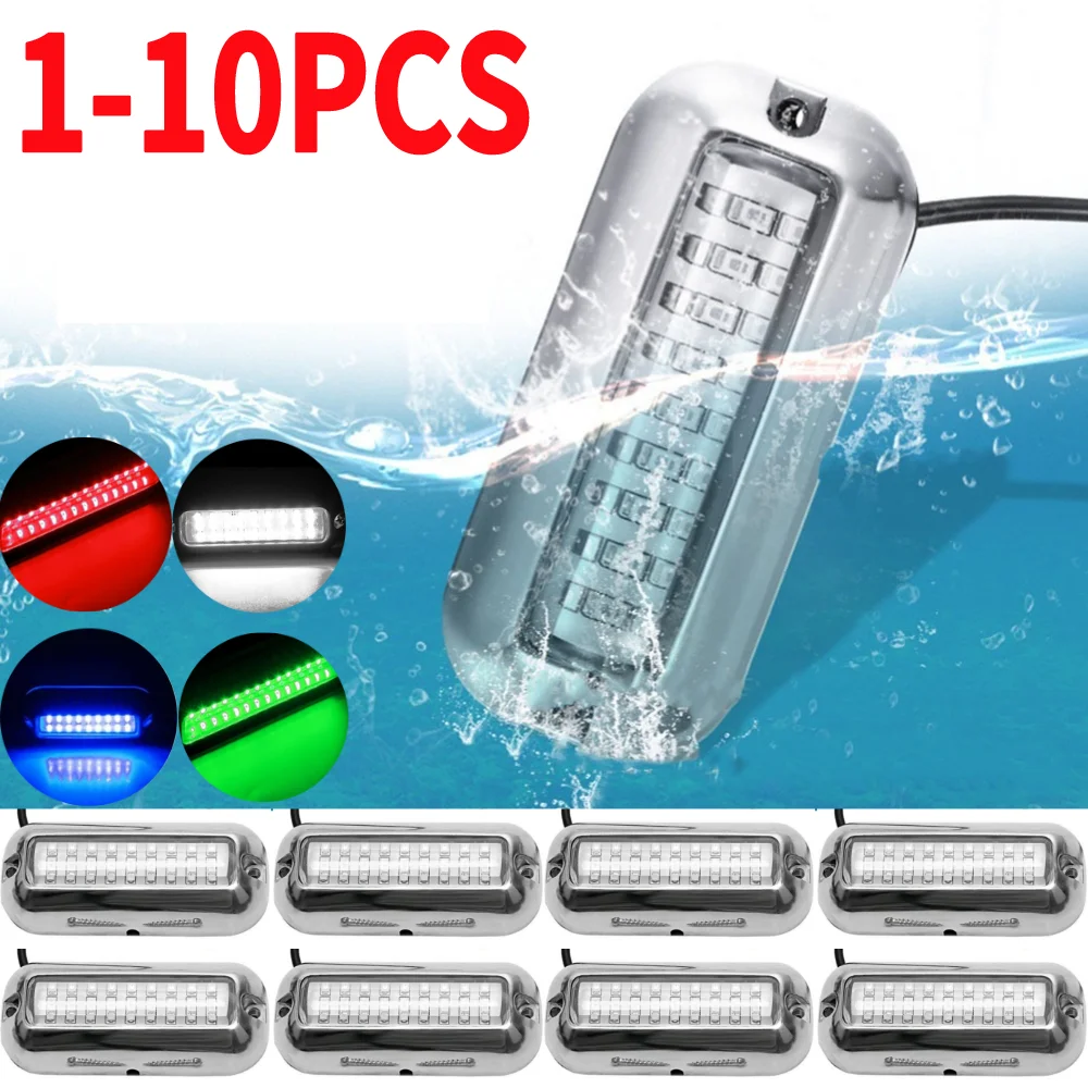 ステンレス鋼の水中ポンツーンライト,防水IP68,ヨットアク - Fishing Boat Navigation Light のレビューと価格